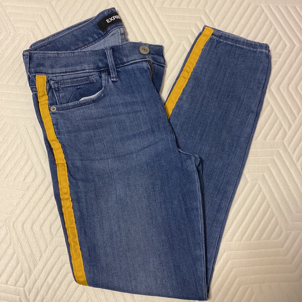 Express ankle length jeans in 4R
